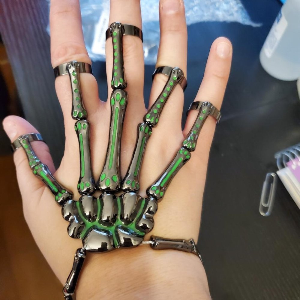 Torrid Skeleton Hand Cuff Bracelet